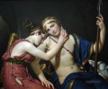 The Farewell of Telemachus and Eucharis Jacques Louis David nude